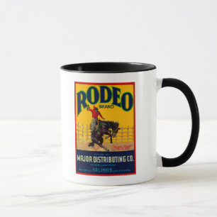 Taza Rodeo LabelSalinas vegetal, CA