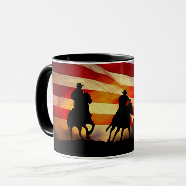 Taza Rodeo occidental del País Vaquero (Anverso izquierdo)