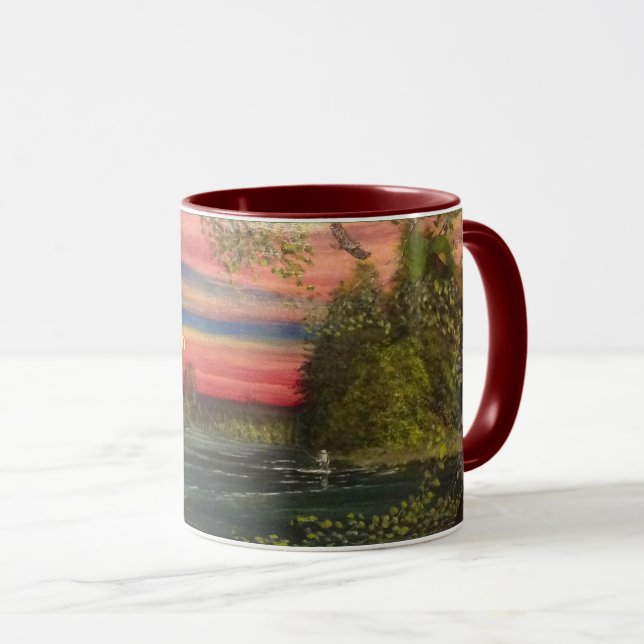 Taza Roderick Haig-Brown en el río Campbell. ¡Pesca BC! (Anverso derecho)