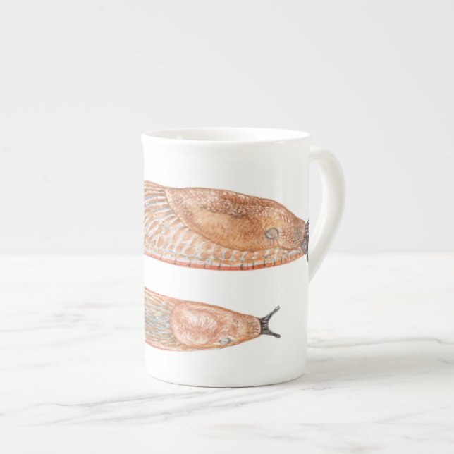 Taza "roja" de la porcelana de hueso de la (Derecha)