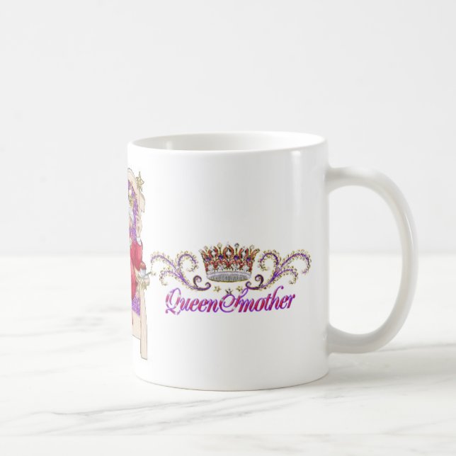 taza roja de la reina del gorra - modificada para (Derecha)