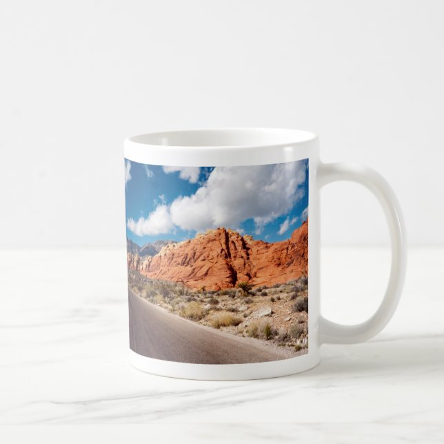 Taza roja del barranco de la roca (Derecha)