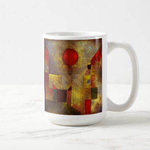 Taza roja del globo de Paul Klee