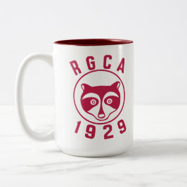 Taza roja del logotipo 15oz de RGCA