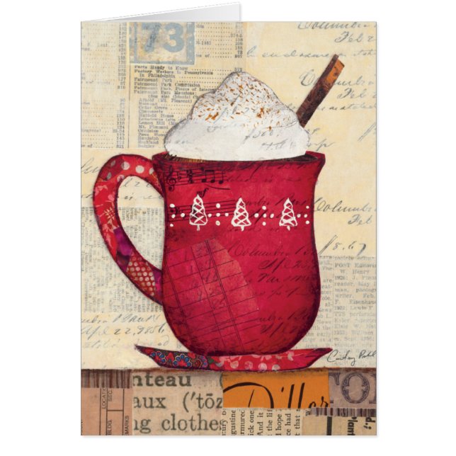 Taza roja del navidad (Frente)