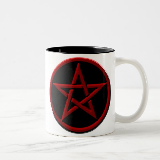 Taza roja del Pentagram (Derecha)