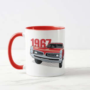 Taza Rojo 1967 de Pontiac GTO