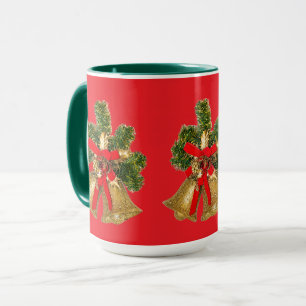 Taza Rojo de Navidad y Verde de Fiesta