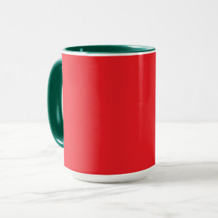 Taza Rojo de Navidad y Verde de Fiesta