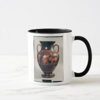 Rojo-figura amphora del ático del vientre