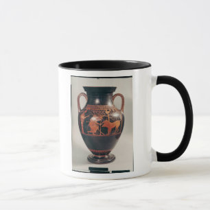 Taza Rojo-figura amphora del ático del vientre