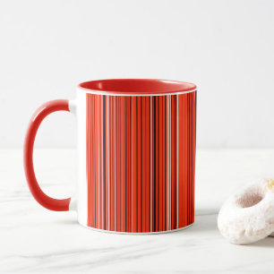 Taza Rojo Negro Blanco