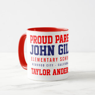 Taza Rojo orgulloso del padre de la papada conocida de