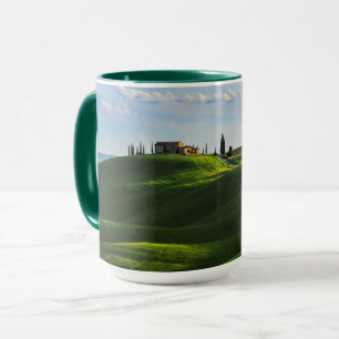 Taza Rolling Hill Cerca De Asciano, Toscana