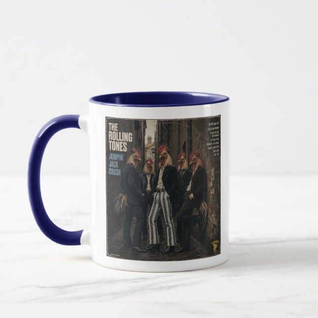 Taza Rolling Tones: una Parodia (Izquierda)