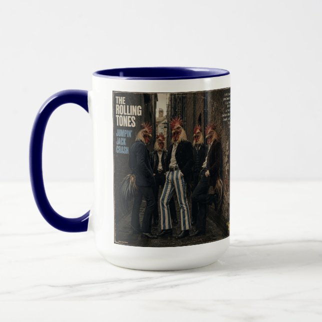 Taza Rolling Tones: una parodia (Izquierda)