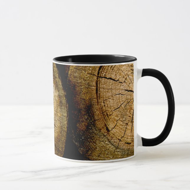 Taza Rollo de registro rústico (Derecha)