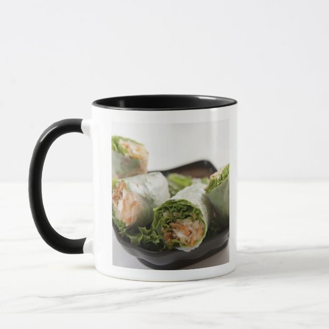 Taza Rollos de Primavera de Verduras (Izquierda)