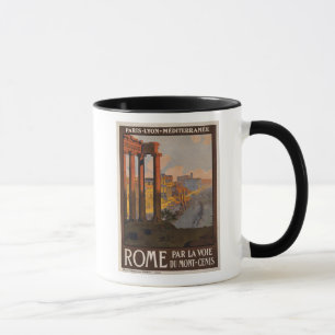 Taza Roma con el Mont-Cenis