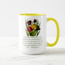 Romano 12:2 No ser conformado Mug Combo, 15 oz