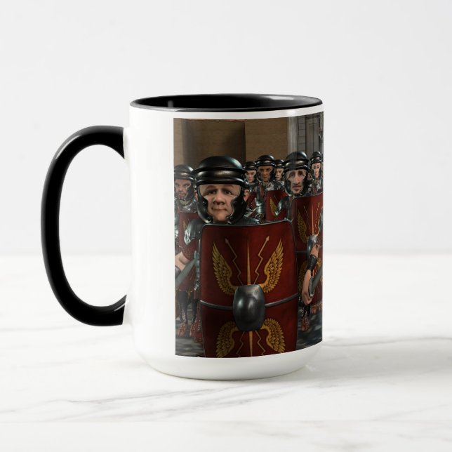 Taza Romanos Marchando A La Mug De La Guerra (Izquierda)