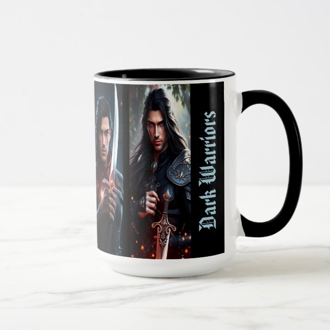 Taza Romantasy de Guerreros Oscuros (Derecha)