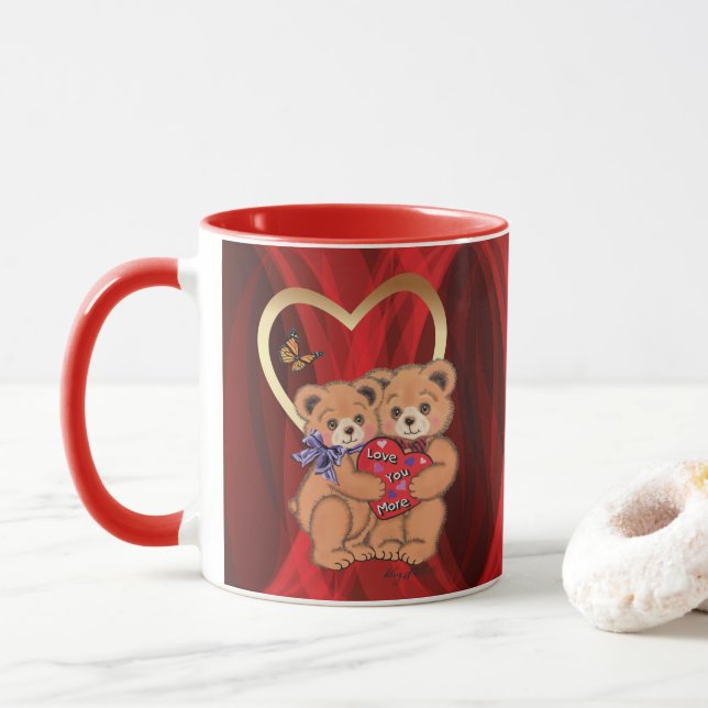Taza Romantic Bear Mug (Con donut)