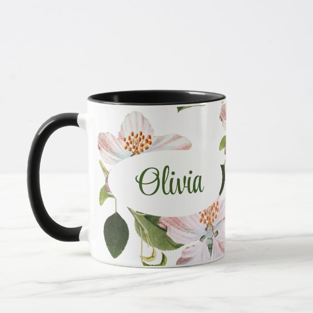 Taza Romantic flowers blooming garden (Izquierda)