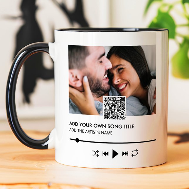 Taza Romantic Song Title & Artist Music Player (Subido por el creador)