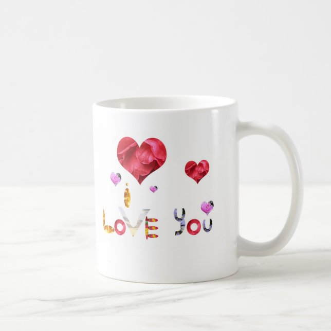 Taza romántica única para la señora en su vida (Derecha)