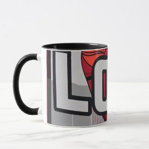 Taza Romántico Love Design Mug - Cute Heart & Love Quot