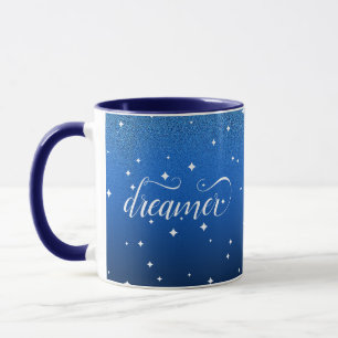 Taza Romántico Ombre Midnight Blue Starry Dreamer