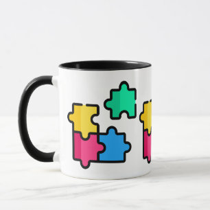 Taza rompecabezas