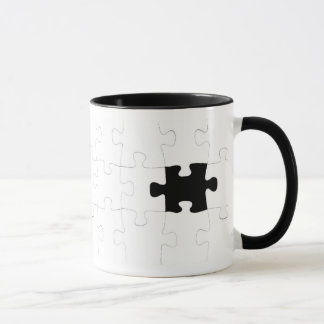 Taza Rompecabezas con el pedazo que falta