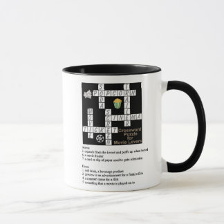 Taza Rompecabezas de cruz para los amantes de la pelícu