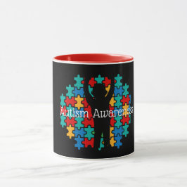 Taza Rompecabezas del autismo