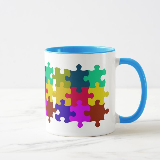 Taza Rompecabezas del Personalizado (Derecha)