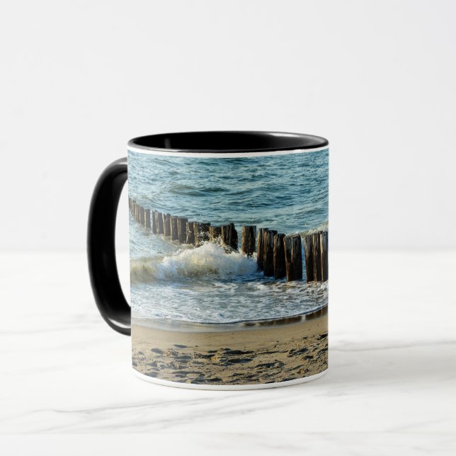 Taza Rompeolas de madera a Mar del norte (Anverso izquierdo)