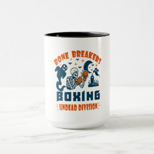 Taza Rompidores de huesos boxeando la división no muert