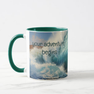 Taza Rompiendo Surf Tu Aventura Comienza