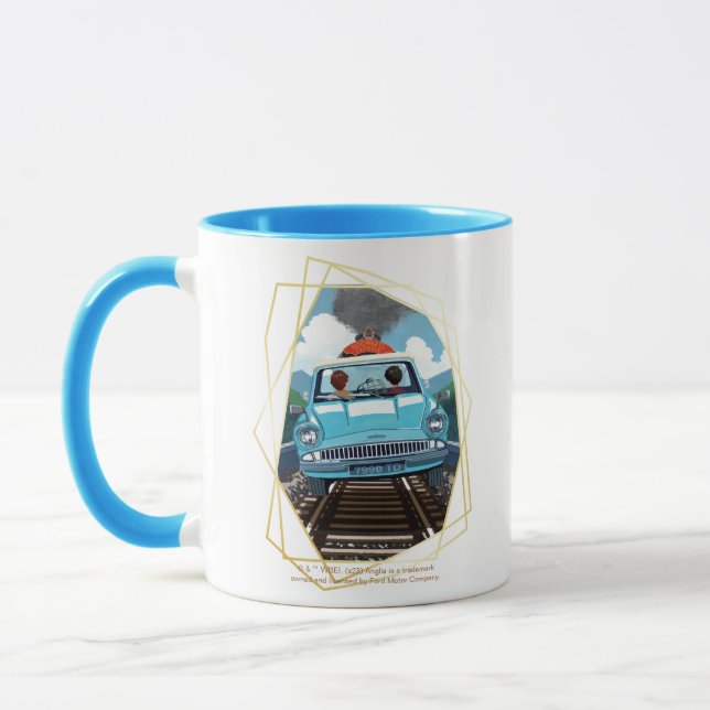 Taza Ron & HARRY POTTER™ en el coche volador a HOGWARTS (Izquierda)
