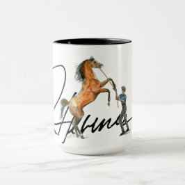 Taza Ron Hevener "Destino del Semental" Firma