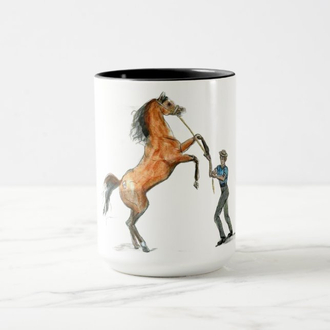 Taza Ron Hevener "Fate of the Stallion" (Centro)