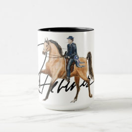 Taza Ron Hevener "Fate of the Stallion" Signature