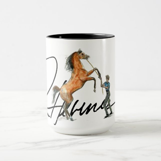 Taza Ron Hevener "Fate of the Stallion" Signature (Centro)