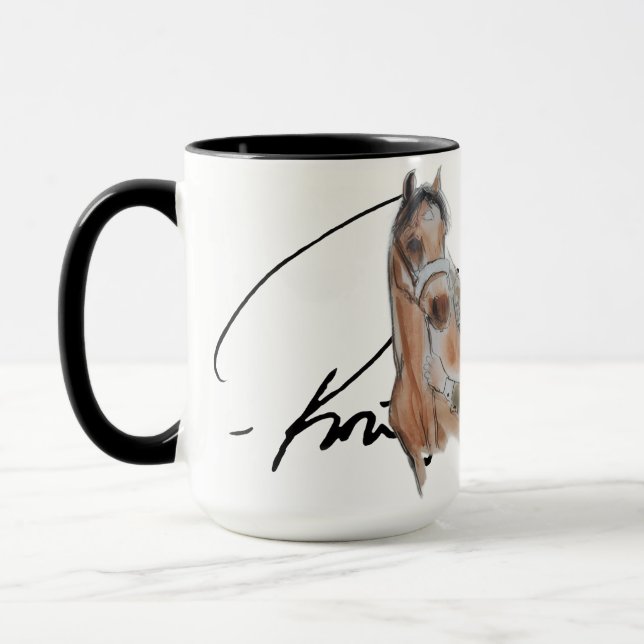 Taza Ron Hevener "Fate of the Stallion" Signature (Izquierda)
