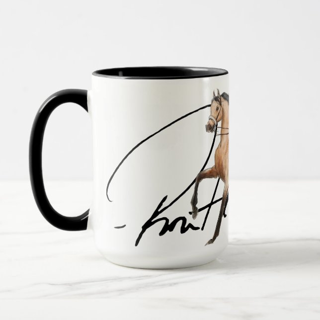 Taza Ron Hevener "Fate of the Stallion" Signature (Izquierda)