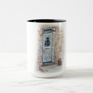 Taza Ron Hevener "La puerta cerrada"