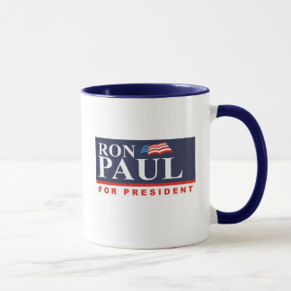 Taza RON PAUL PARA el PRESIDENTE (prohibición