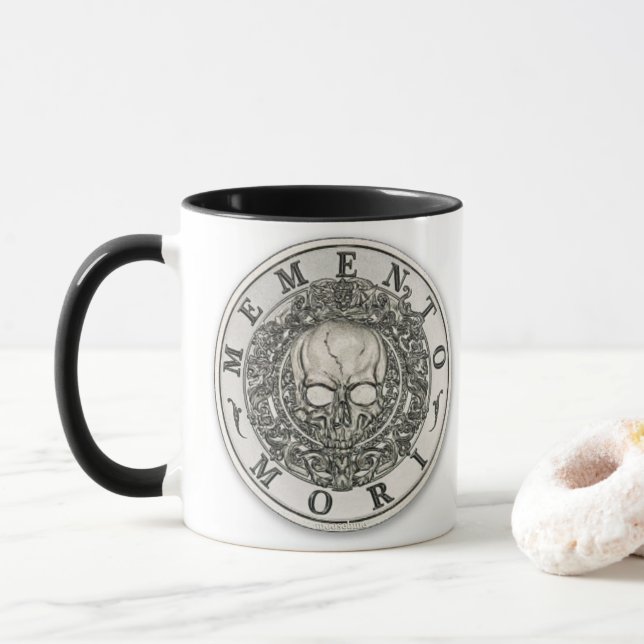Taza Ronda de plata de Mori Carpe Diem del recuerdo (Con donut)